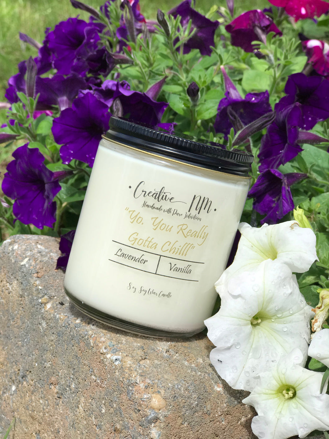 lavender vanilla, aromatherapy, candle